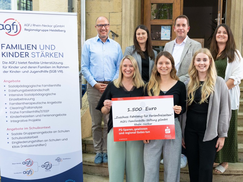 Spende der Sparkasse